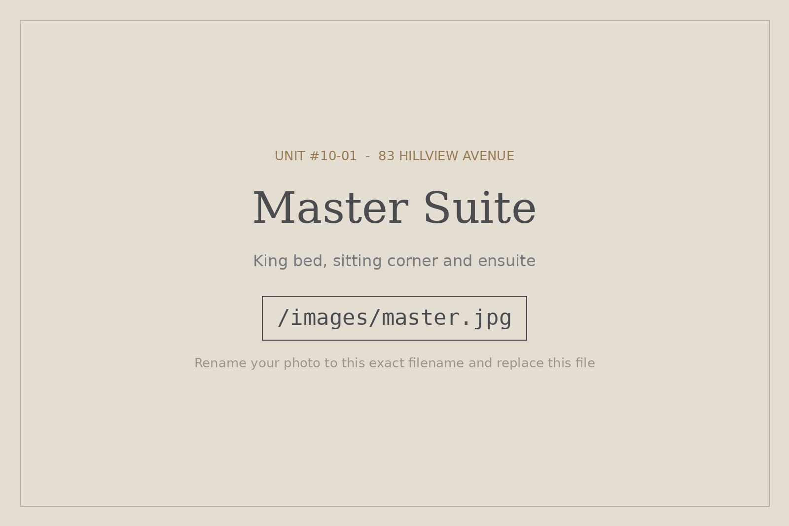 Master suite